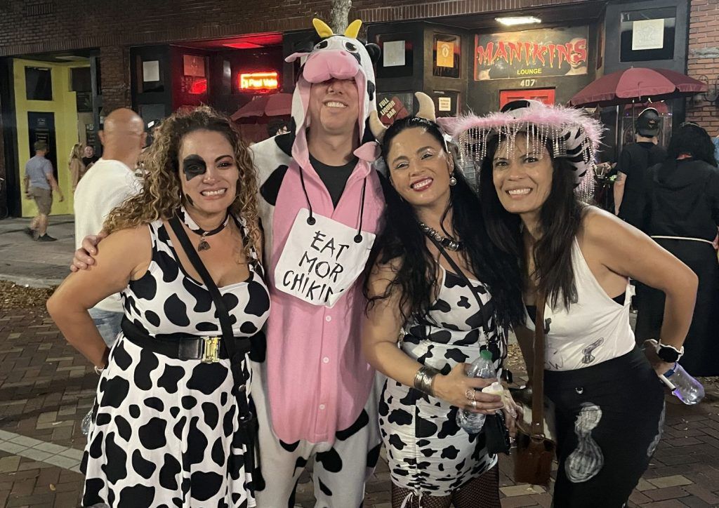 Halloween costumes in Downtown Sanford
