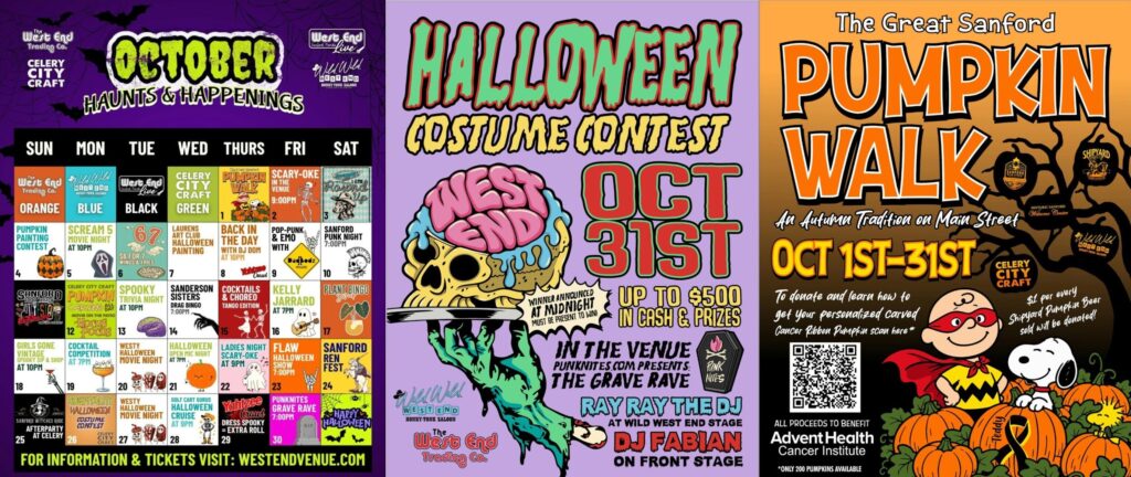 Halloween Parties in Downtown Sanford